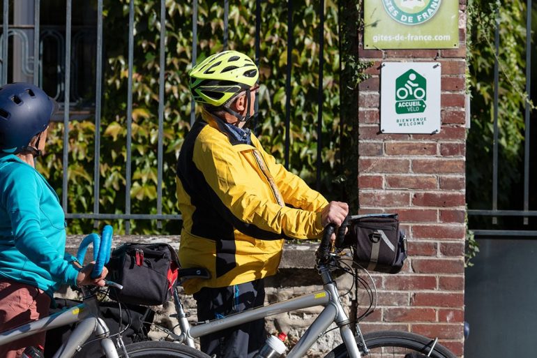 Accueil vélo à Giverny label Nouvelle Normandie