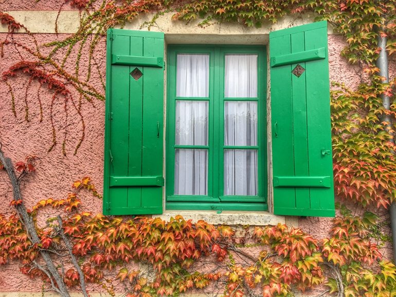 Volet verts. Giverny. Impressionnisme. Nouvelle Normandie