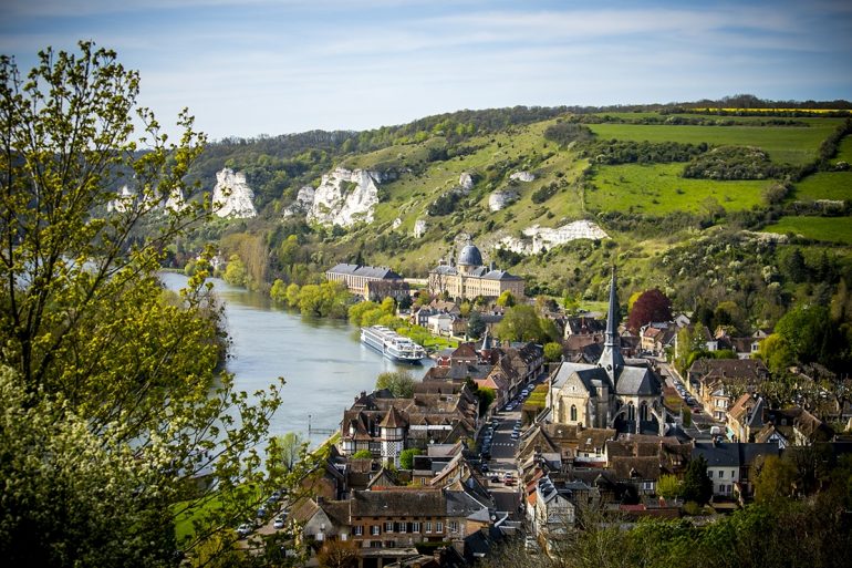 Vue du Petit Andely depuis Chateau-Gaillard-Eure-© Sylvain-Bachelot