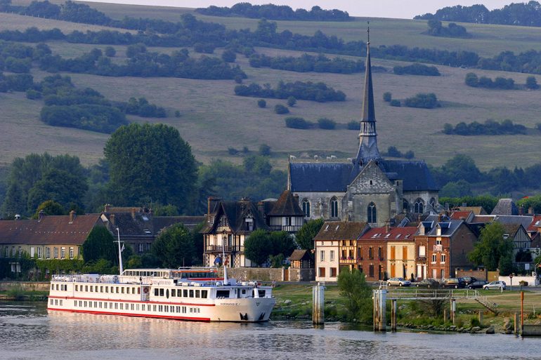 Petit-Andely depuis la Seine © Franck Godard