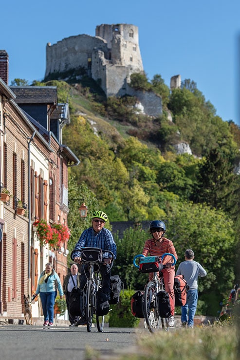 Cyclistes vélo au Petit Andely . Les Andelys ©Flick'R-CD27