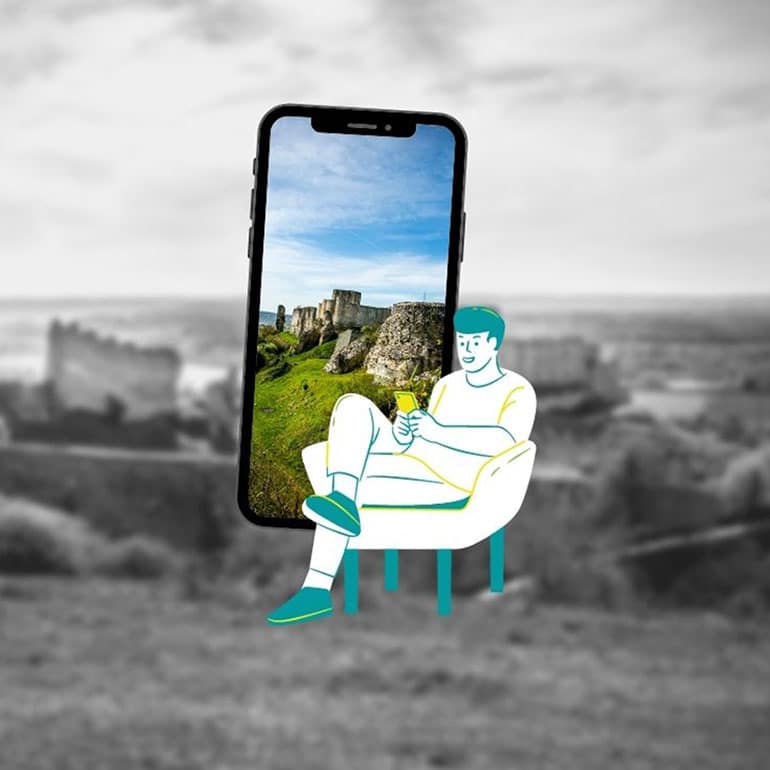 Walks and virtual visits