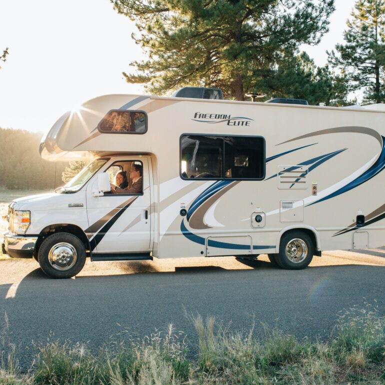 Camping-car sur la route