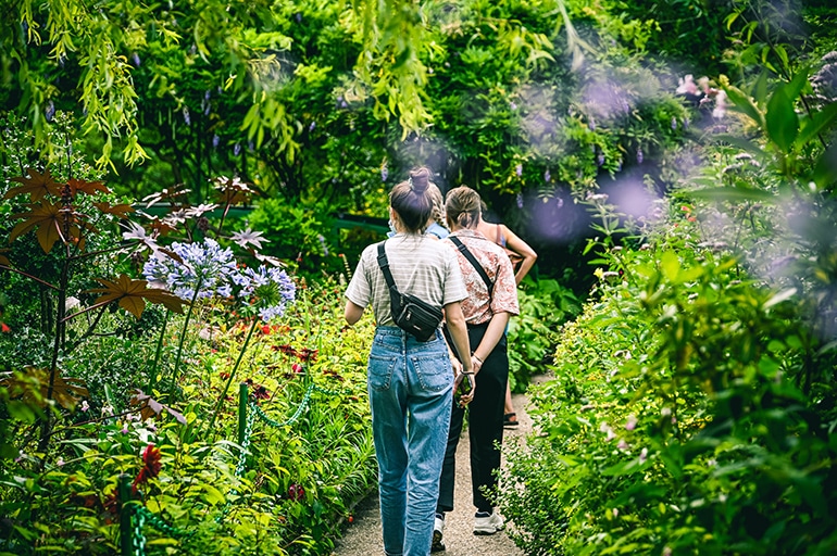 Le clos normand dans les jardins de Claude Monet à Giverny © Aurélien Papa