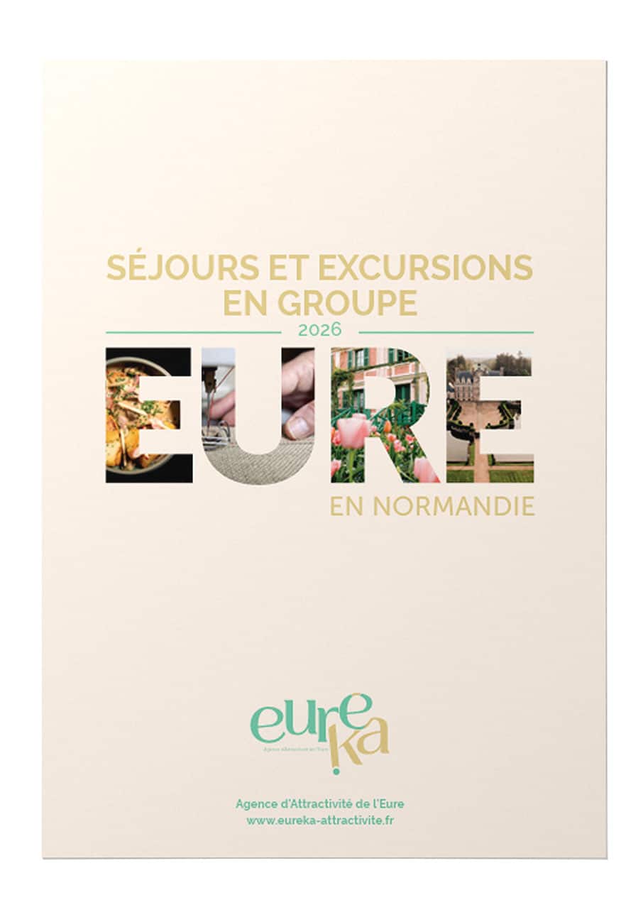 couverture brochure Eureka groupes office de tourisme nouvelle normandie