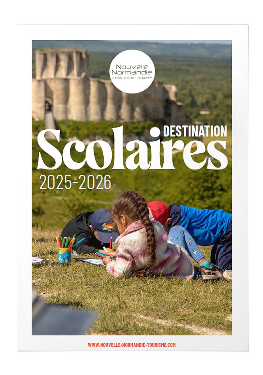 couverture brochure Scolaires Office de tourisme Nouvelle Normandie
